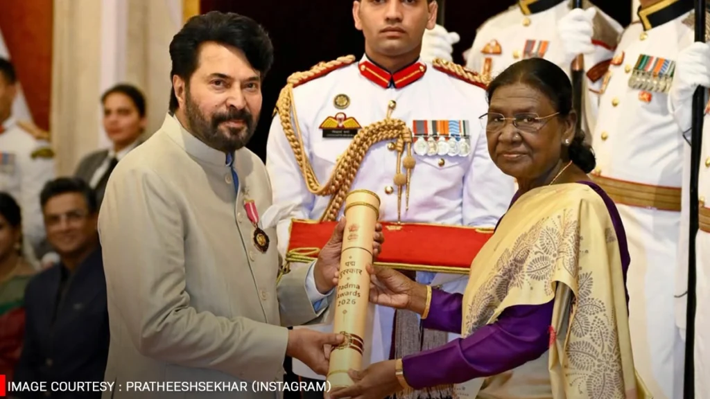 Mammootty Receives Padma Bhushan, Fans Celebrate Historic Achievement