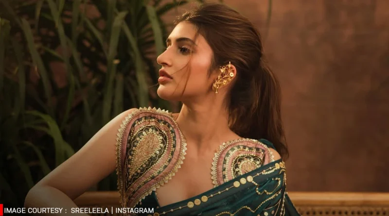 Sreeleela Stuns in a Regal Saree Photoshoot
